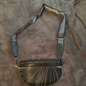 Stylish Black Crossbody Bag